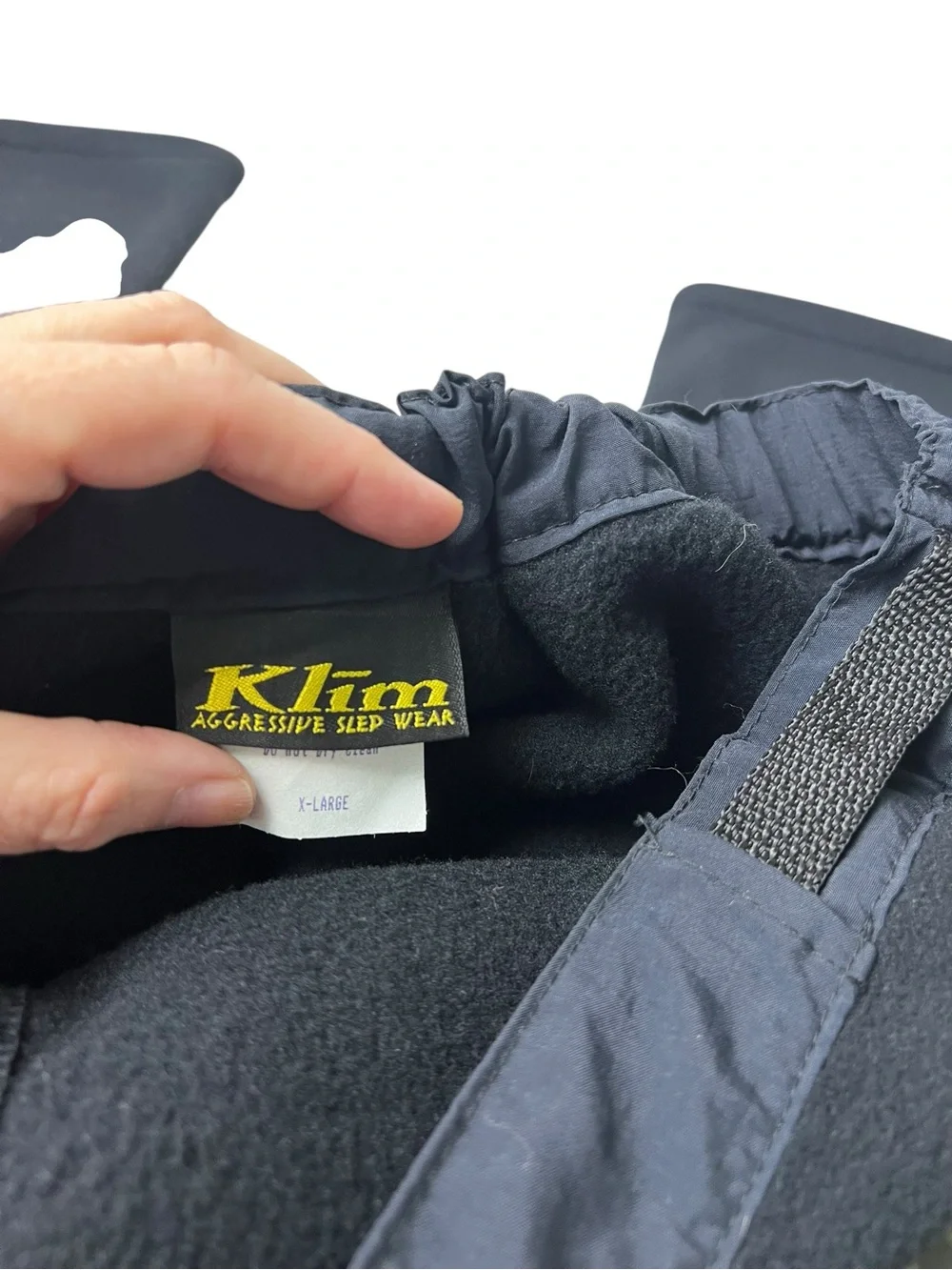 Klim NWT Everest Men’s XL Fleece Cargo Layering Winter Riding Black Outdoor Pant